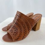 Jeffrey Campbell  Kelowna Perforated Mule‎ in Brown Size 9.5 Photo 4