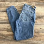 Paige Verdugo Ankle Skinny Jeans Size 31 Medium Wash Distressed Knees Photo 6