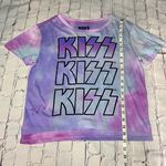 KISS Juniors Cropped Graphic Tie Dye Short Sleeve Tee (M7 Photo 5