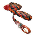 The Limited  Woven Leather Belt Multi Color Braided Casual Fashion Accessory Med Photo 0