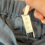 Halara  NWT Flex High Waisted Pocket Wide Leg Waffle Pants Blue Q46 Photo 5