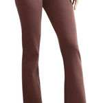 Betabrand XL Brown Bootcut Yoga Pull On Dress Pants Stretch Comfort Work Career Photo 0