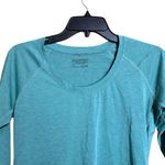 Patagonia Top Womens Small Blue Stretch Round Neck Slub Blouse Photo 1