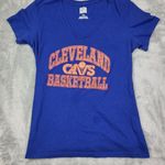 Nba Cleveland Cavs Cavaliers  Hardwood Classics T-shirt Blue Women's V neck Large Photo 0