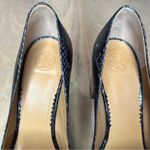 Tory Burch  Jessa Block Heel Pumps Snake Suede Horsebit Metallic Women’s Size 9 Photo 6