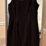 Tahari  Sheath Dress Size‎ 6 Black lined with Rhinestones Photo 0