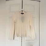 VERO MODA NWT Vmlana Long Sleeve Crew-Neck Pullover Sweater Ivory Size Large Photo 3