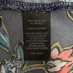 EXPRESS  Shirt Women‎ XS Navy Blue Multicolored Floral Office Casual Versatile Photo 7