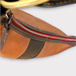 Dooney & Bourke  Florentine Leather Vachetta Hobo Shoulder Bag Two Tone Cognac Photo 7