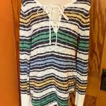 Natural Reflections bright striped sweater Photo 3