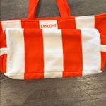 Lancôme Red & White Striped Beach Terry Cloth Tote Bag Photo 3
