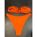 Zaful Bright orange two piece swimwear size‎ 6 A-15 Photo 3