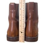 Madewell  The Kellie Lace-Up Boot Brown Size 8 Leather Low Heel Combat Casual Photo 11