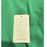 Bebe  Open Back Ruffle Midi Dress Women's Small Green Short Sleeve Hi-Low NWT Photo 9