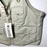 Columbia  Survival 11 Vest Women's M Beige Fossil Utility Pockets Sportswear New Photo 1