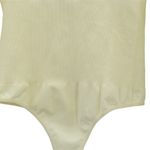 NWT HeyShape Long Sleeve Thong Bodysuit Square Neck Shapewear Cream Size Large Photo 1