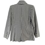 Olivaceous Blazer Jacket S Black White Gingham Check Pockets Preppy Corpcore Photo 5