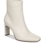 Alfani  Boots Size 11 Cream Square Toe Block Heel Faux Leather Rubber Sole Photo 0