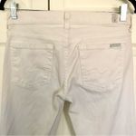 7 For All Mankind White Boot-Cut Jeans Size 27 Photo 9