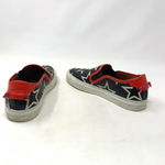 Givenchy ‎ Black Leather White Star Red Trim Low Top Skater Sneakers Size 36 US 6 Photo 6