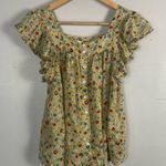 Doen Adeline top in Tasha garden print size medium Yellow Photo 8