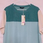 Amazon Branded NWT Rib Textured Short Sleeve Colorblock Shirt size 2XL Photo 3