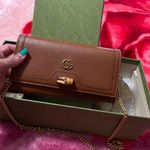 Gucci Diana Chain Wallet With Bamboo Photo 0