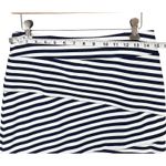 J. McLaughlin  Nicola Skirt Womens Small Stripe Stretch Catalina Cloth Nautical Photo 4