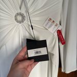 Mac Duggal IEENA FOR  Gathered Pearl Long Sleeve Keyhole Gown Photo 5