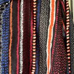 Vintage‎ Artsy Abstract Big Dart Women’s Blouse Shirt Colorful Funky Size XXL Red Photo 4