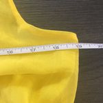 Yellow razor back short dress big bow in back XL Lined Photo 5