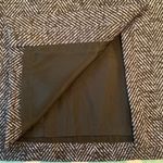 Carlisle  Wool Silk Lilac Black Herringbone Dark Academia Tweed Lined Skirt 8 Photo 6