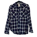 Fossil  Cotton Button Down Plaid Flannel Shirt Small Photo 0