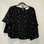 J.O.A. Los Angeles Stars Ruffle Blouse size s Photo 3