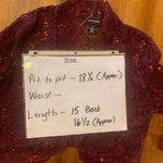 R & M Richards R & M Richard’s NWT Bolero Jacket Wine color 3/4 Sleeve Lace Sequin Scalloped Photo 4