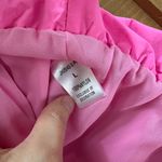 THML  Anthropologie Hot Pink Puff Sleeve Top size Large​​ Photo 6