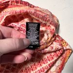 Kuhl  Women's Medium Sleeveless Blouse Silk Blend‎ Orange Red Summer Photo 2