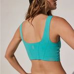 Free People Movement FP Movement Turquoise Strong Core Corset Crop Tank Top Size M/L Athletic Workout Photo 1
