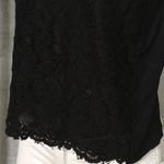 Rachel Rachel Roy black eyelash lace and jersey top. NWOT Photo 4