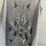 Miss Me Grey Sequin Tank Top Photo 2