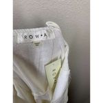 Row A Medium Ivory Eyelet Embroidered Mini Dress Sleeveless Photo 4