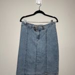 Apple Bottoms Vintage Y2K Denim Jean Skirt with Silver Belt Buckle  Photo 2