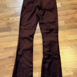 AGOLDE Women’s 24 Brown Nico Velvet Bootcut Trousers Chocolate Milk Pants Photo 5
