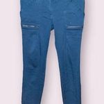 Loft Petites Skinny Fit Cargo Pants in Dark Teal - size 00P Photo 0