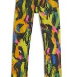 Lululemon  multi colored Wunder Train HR leggings yellow orange green Photo 2