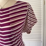 Apt. 9  Purple White Patterned Short Sleeve Flowy Dress (NWT) Photo 2