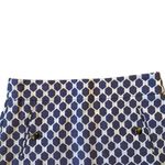 Loft size 2 women's purple and white fully lined A-line skirt with pockets Photo 6