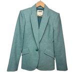 L'Agence  Chamberlain Blazer in Green Herringbone Sz. 2 Photo 2