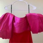 Solace London 🆕 Sian Colorblock Maxi Dress Red Sz 0 US Photo 3