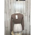ZARA  Long sleeve crop top size medium Photo 4